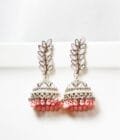 Jahanara jhumka silver pearls (7 colors) - Image 4