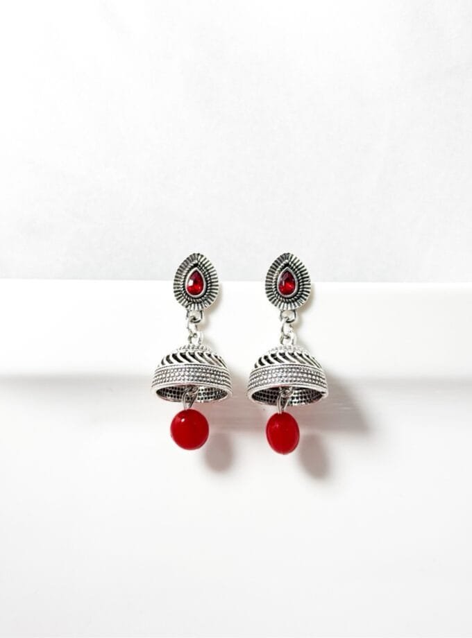 Paan jhumki silver