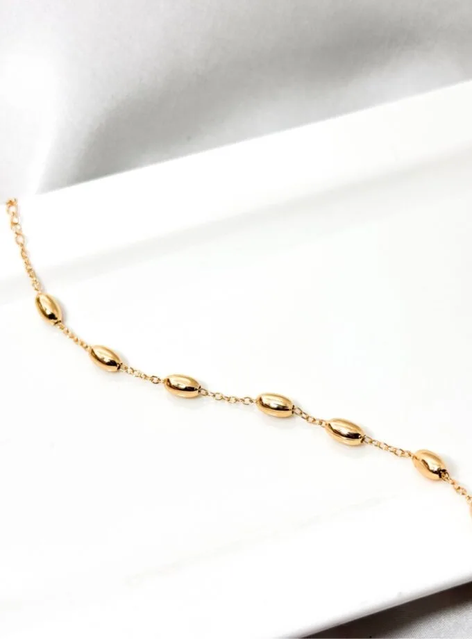 Beaded gold chain -2