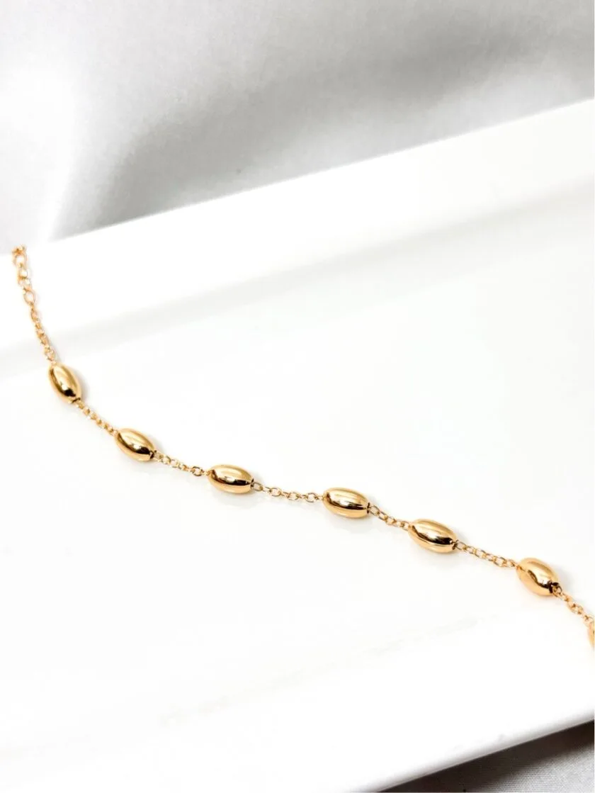 Beaded gold chain -2