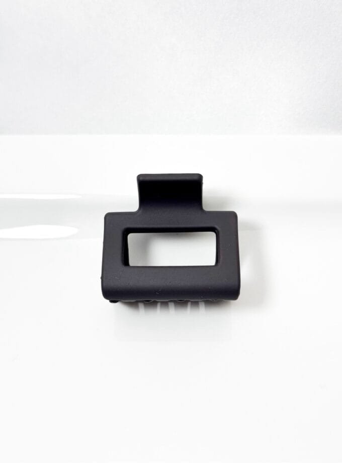 Korean square matte hair clip