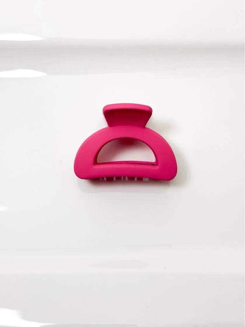 Korean semicircle matte hair clip - Image 9
