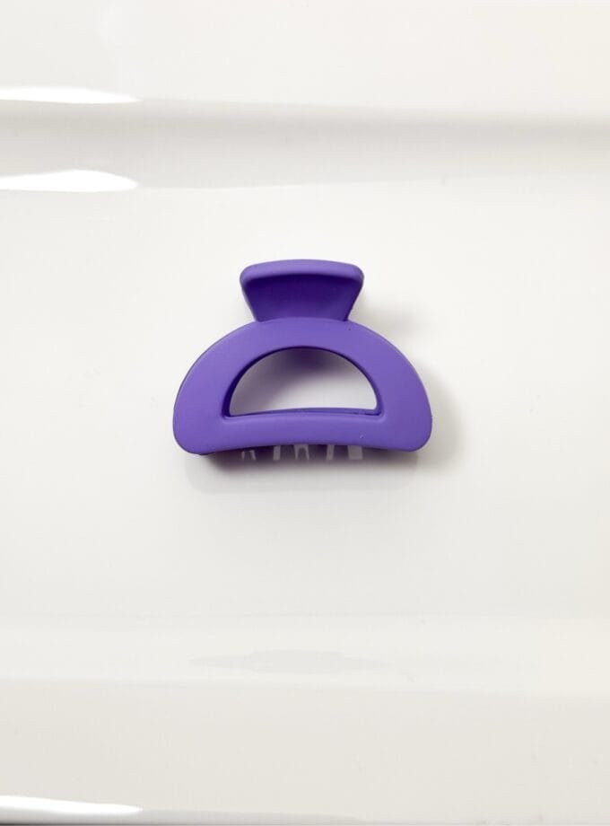 Korean semicircle matte hair clip