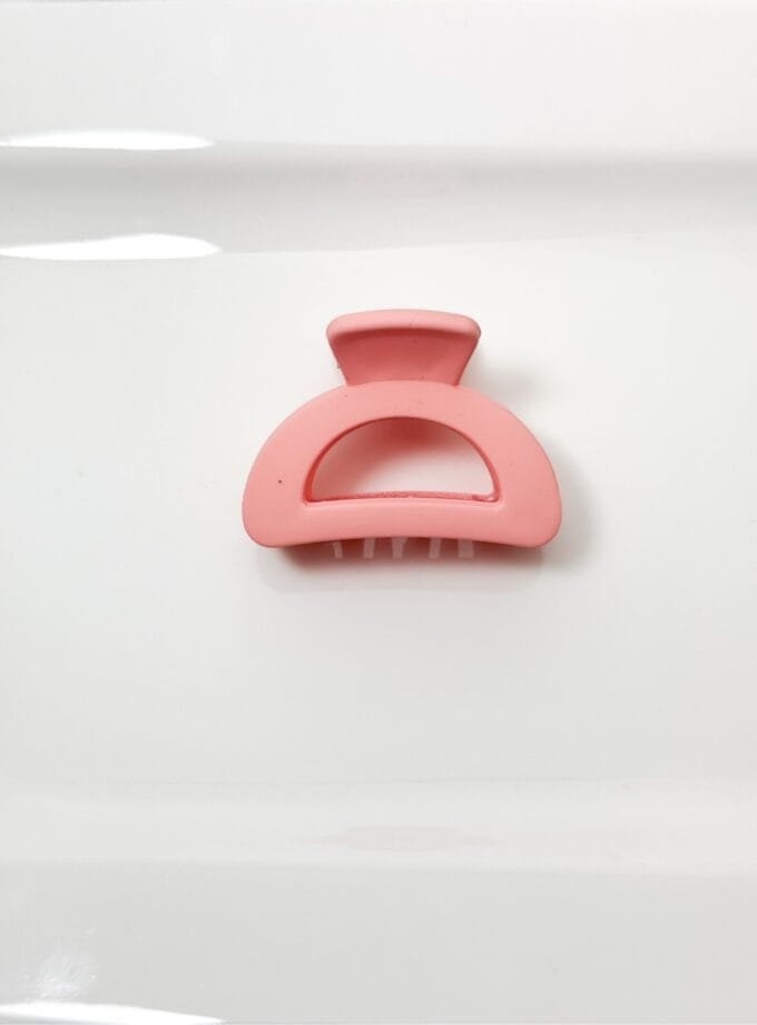 Korean semicircle matte hair clip