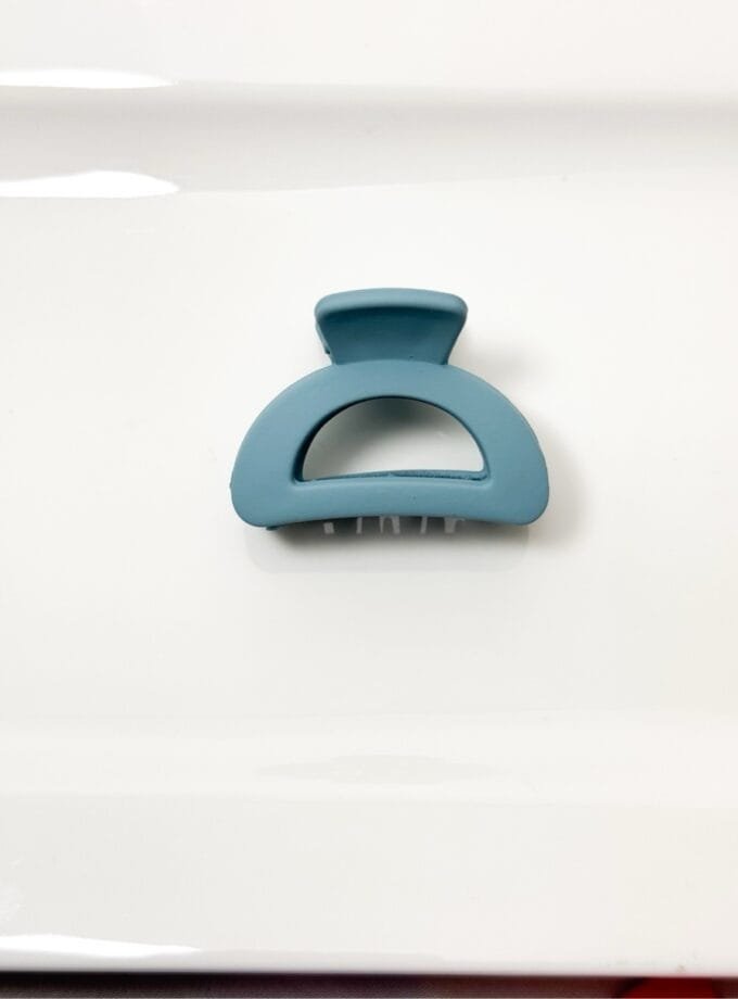 Korean semicircle matte hair clip