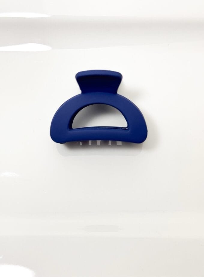 Korean semicircle matte hair clip