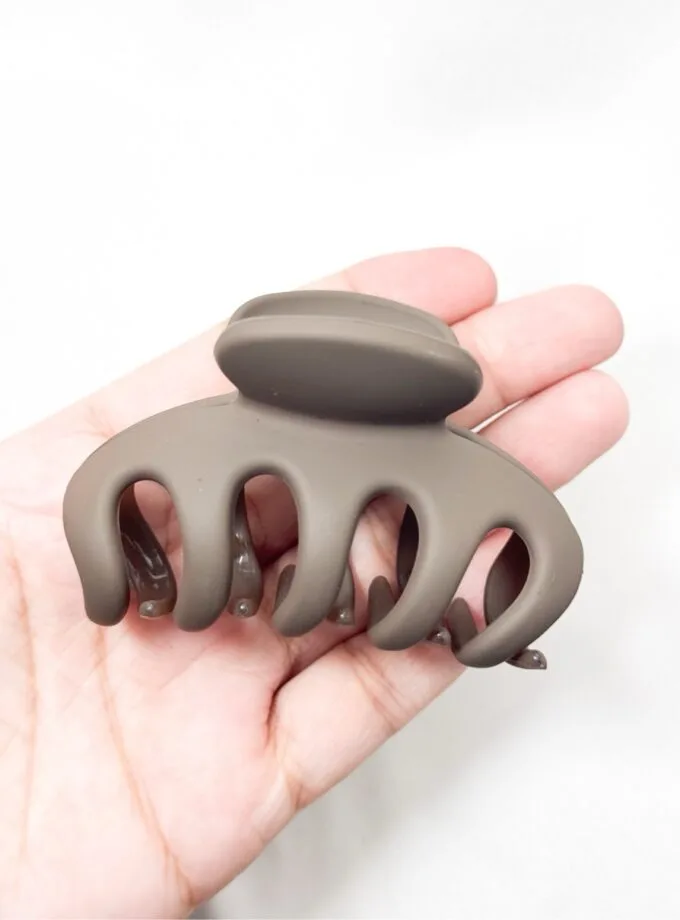 Korean matte hair clip large -3 colors