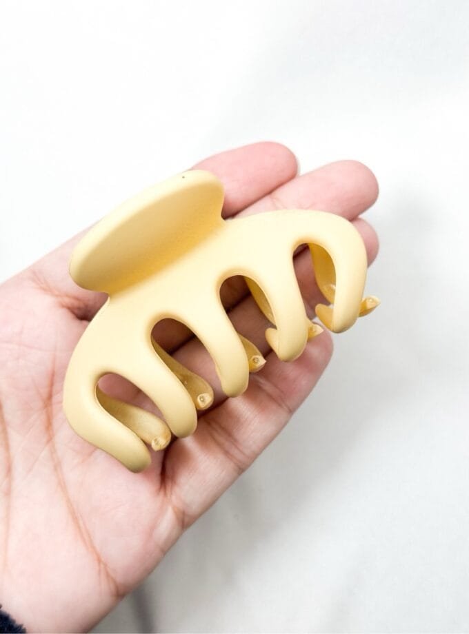 Korean matte hair clip large -3 colors