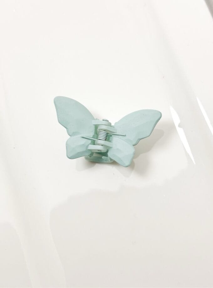 Korean butterfly matte hair clip small
