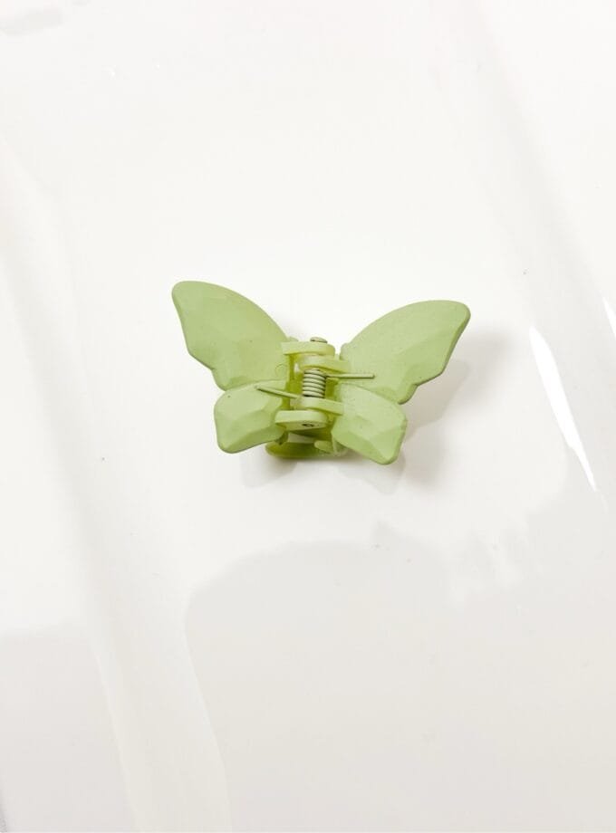Korean butterfly matte hair clip small