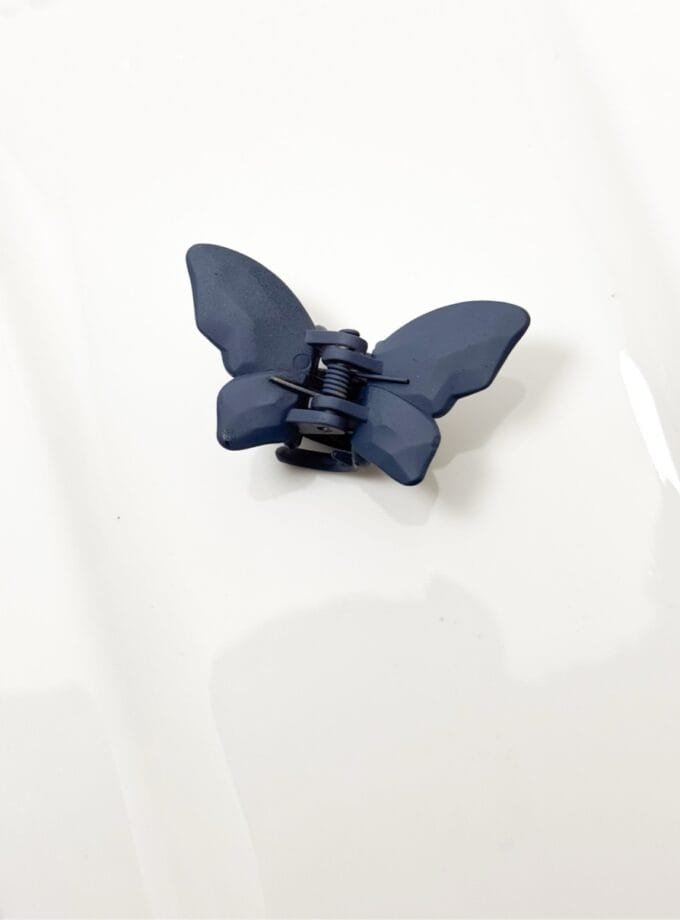 Korean butterfly matte hair clip small