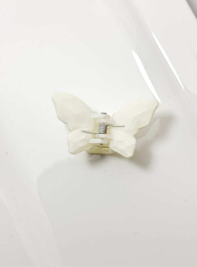 Korean butterfly matte hair clip small