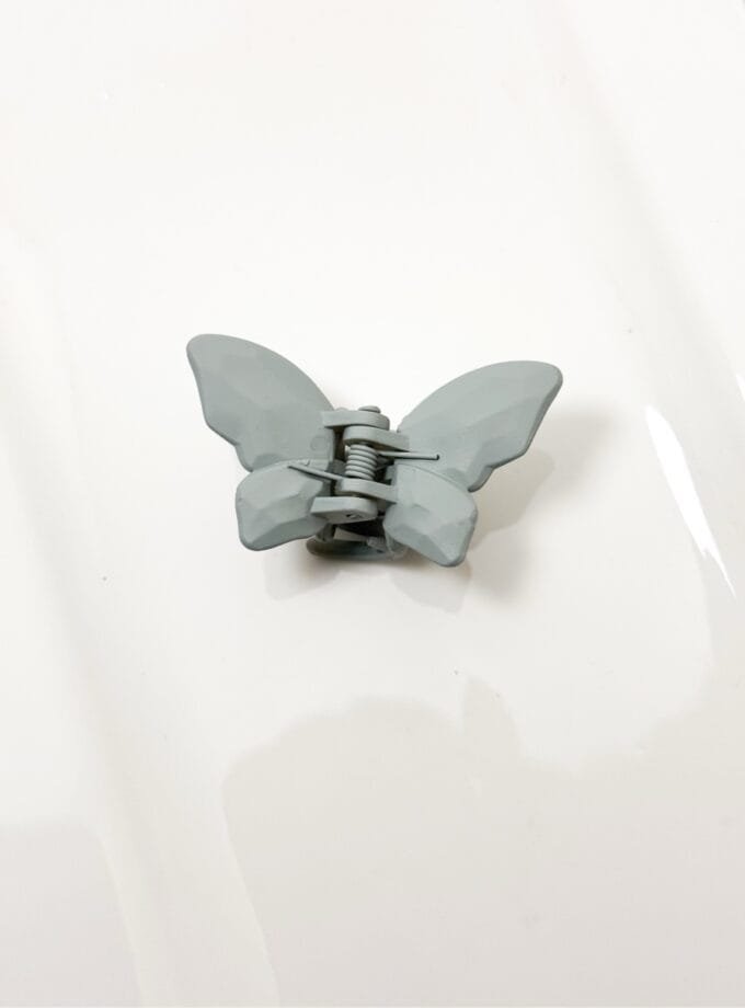 Korean butterfly matte hair clip small