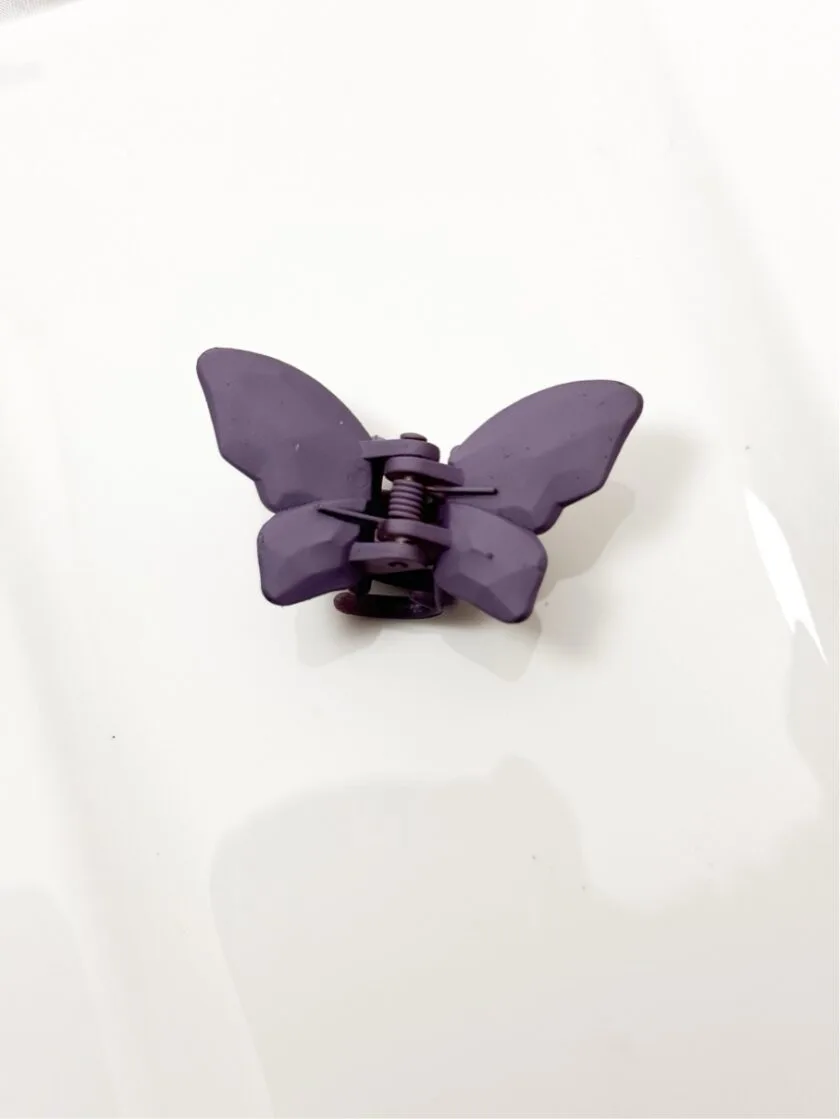 Korean butterfly matte hair clip small - Image 11