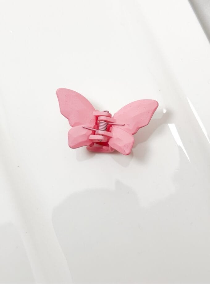 Korean butterfly matte hair clip small