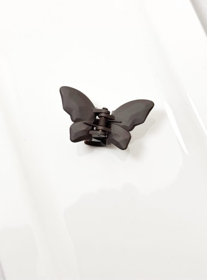 Korean butterfly matte hair clip small