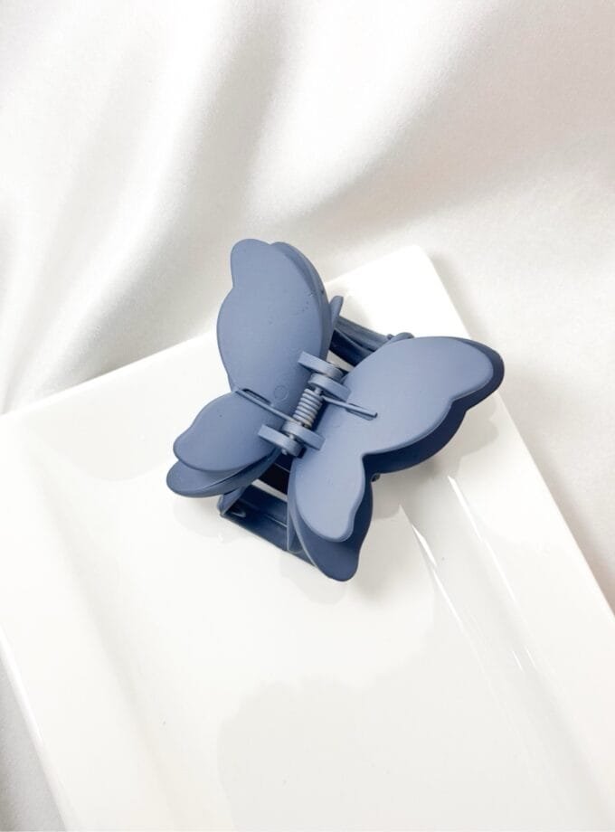 Korean matte butterfly hair clip large
