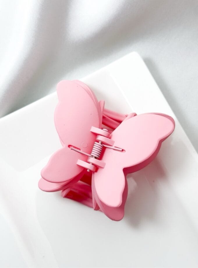 Korean matte butterfly hair clip large