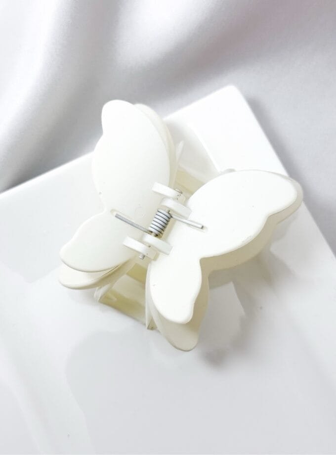 Korean matte butterfly hair clip large
