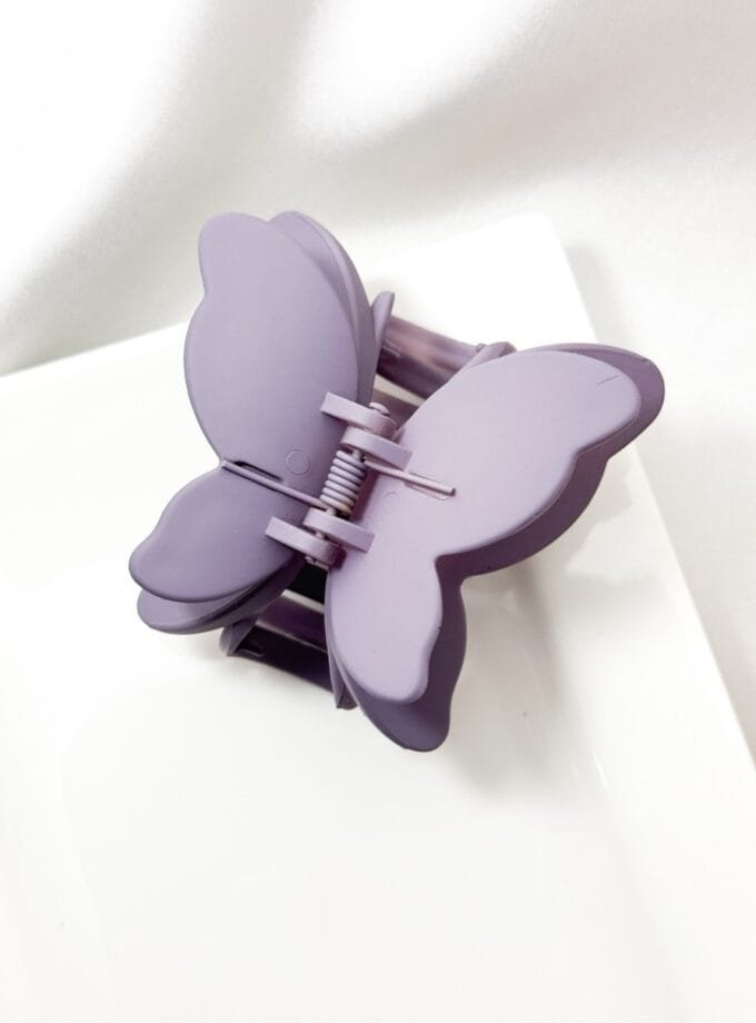 Korean matte butterfly hair clip large