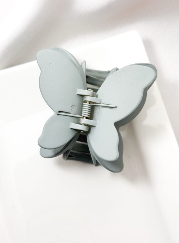 Korean matte butterfly hair clip large