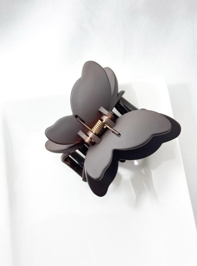 Korean matte butterfly hair clip large