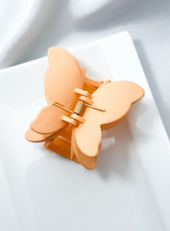 Korean matte butterfly hair clip large