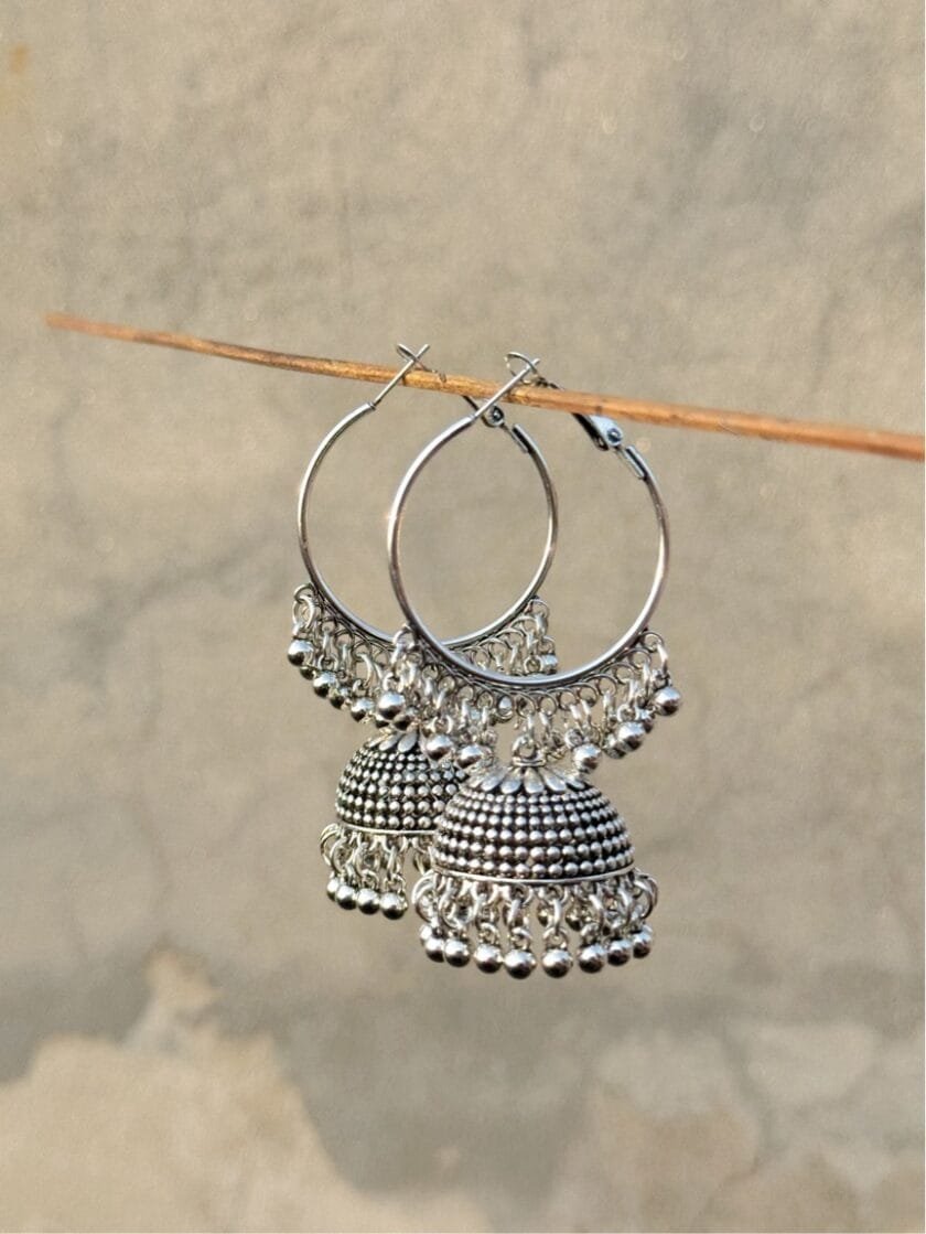 Bali jhumki silver