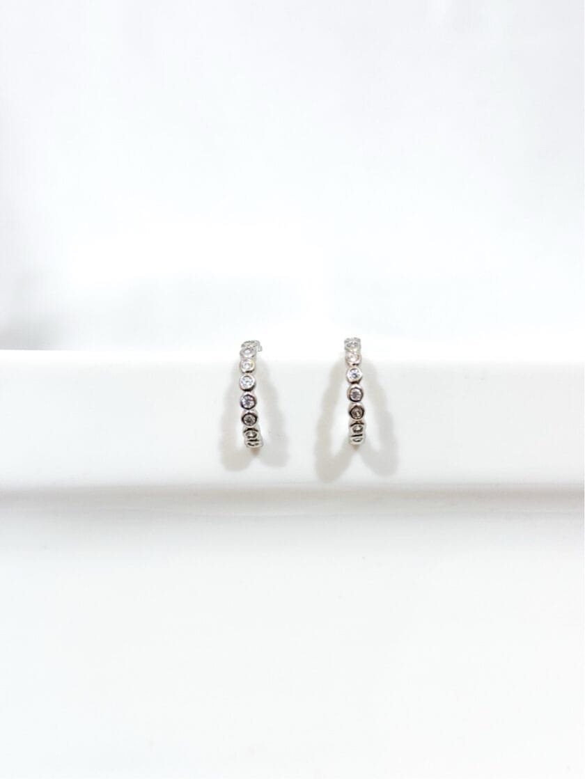 Silver sterling silver studs