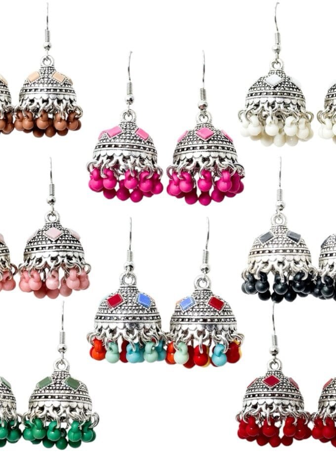 Anarkali jhumki (available in 8 colors)
