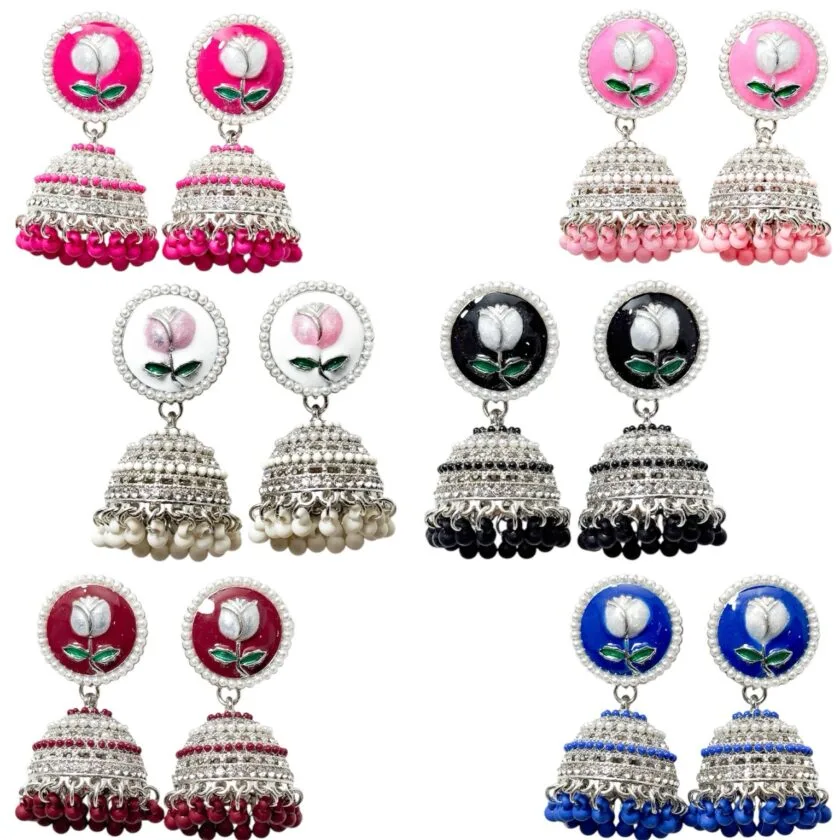 Gul jhumka (available in 6 colors)