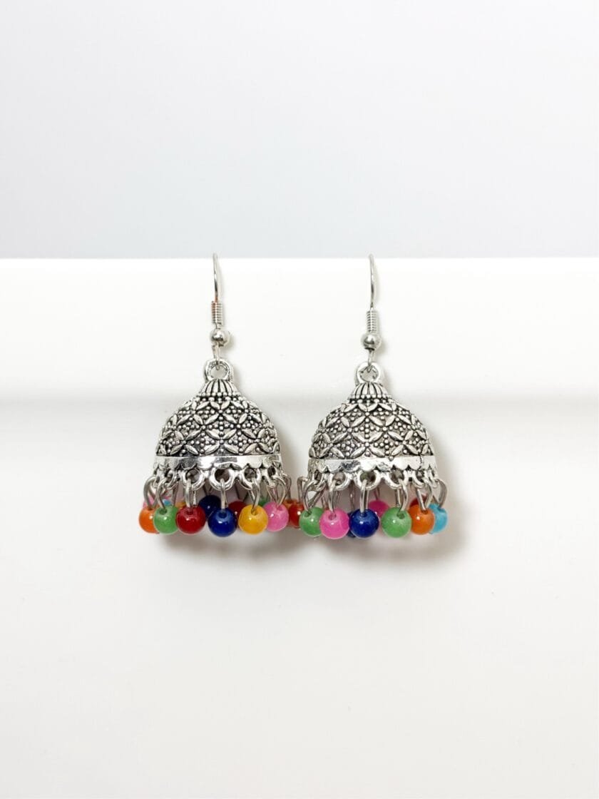 Multicoloured jhumka - Image 2