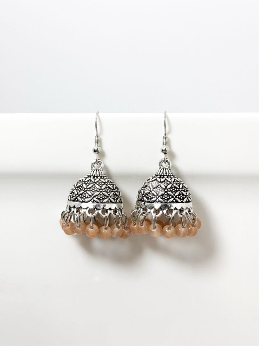 Gul bano jhumki silver (10 colors) - Image 6