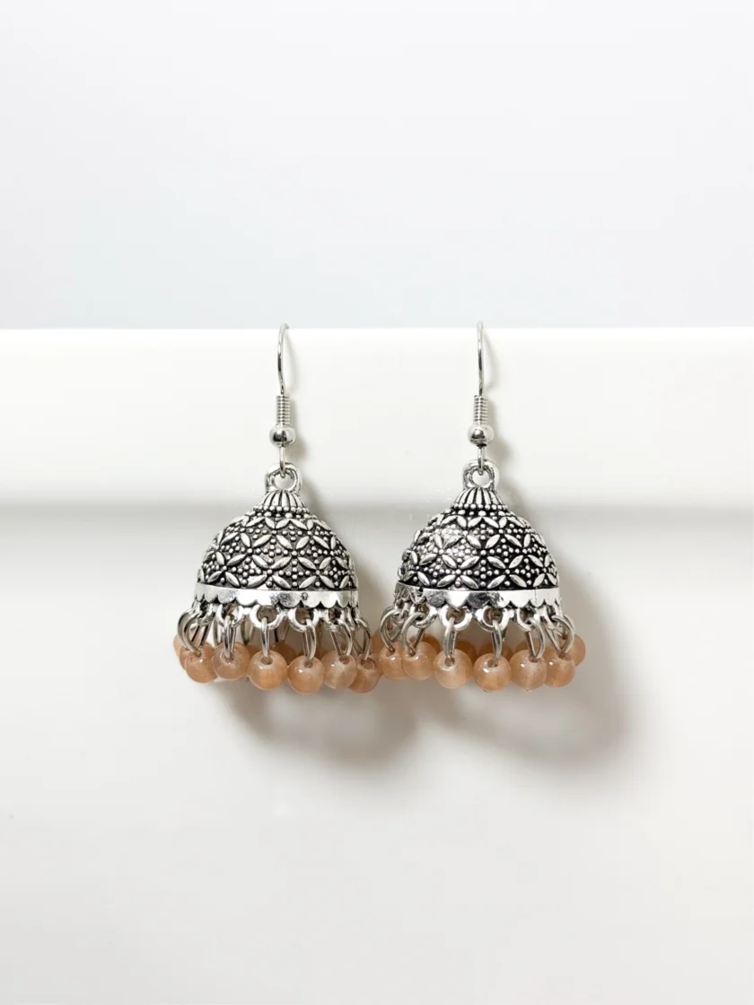Gul bano jhumki silver (10 colors) - Image 6