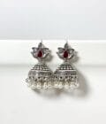 Gul e lela jhumki silver (7 colors) - Image 8