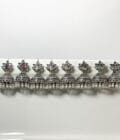 Gul e lela jhumki silver (7 colors) - Image 3