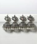 Gul e lela jhumki silver (7 colors)