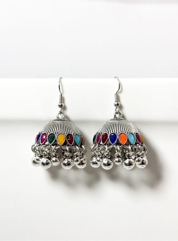 Multicoloured jhumka
