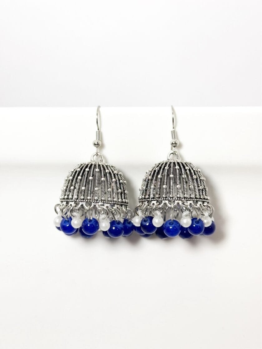 Bano matka silver jhumka (9 colors) - Image 7