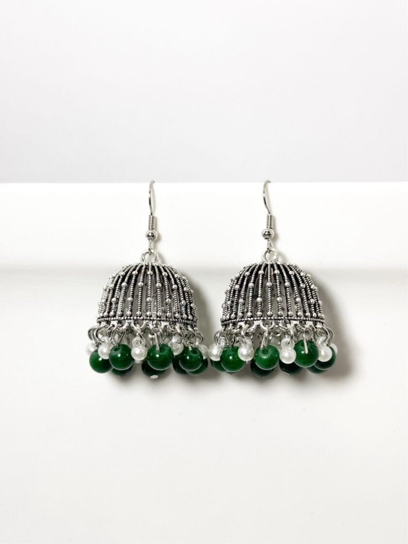 Bano matka silver jhumka (9 colors) - Image 8
