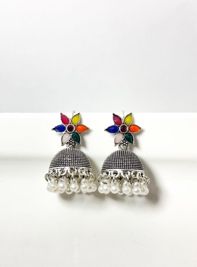 Multicoloured jhumka