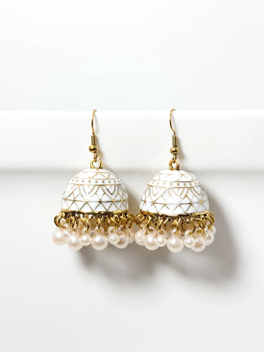 Mehru matka golden jhumka (9 colors) - Image 4
