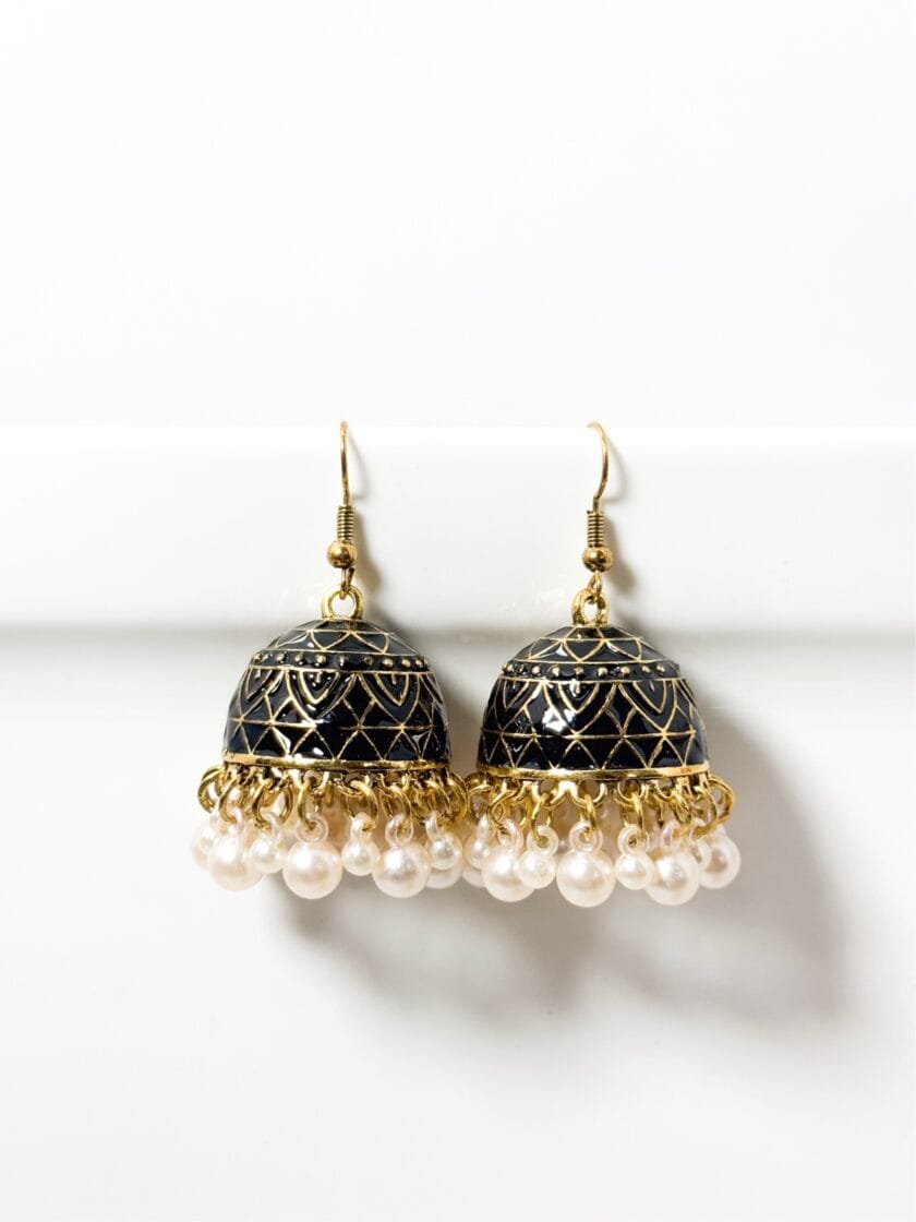 Mehru matka golden jhumka (9 colors) - Image 9
