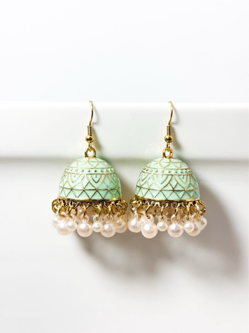 Mehru matka golden jhumka (9 colors) - Image 11