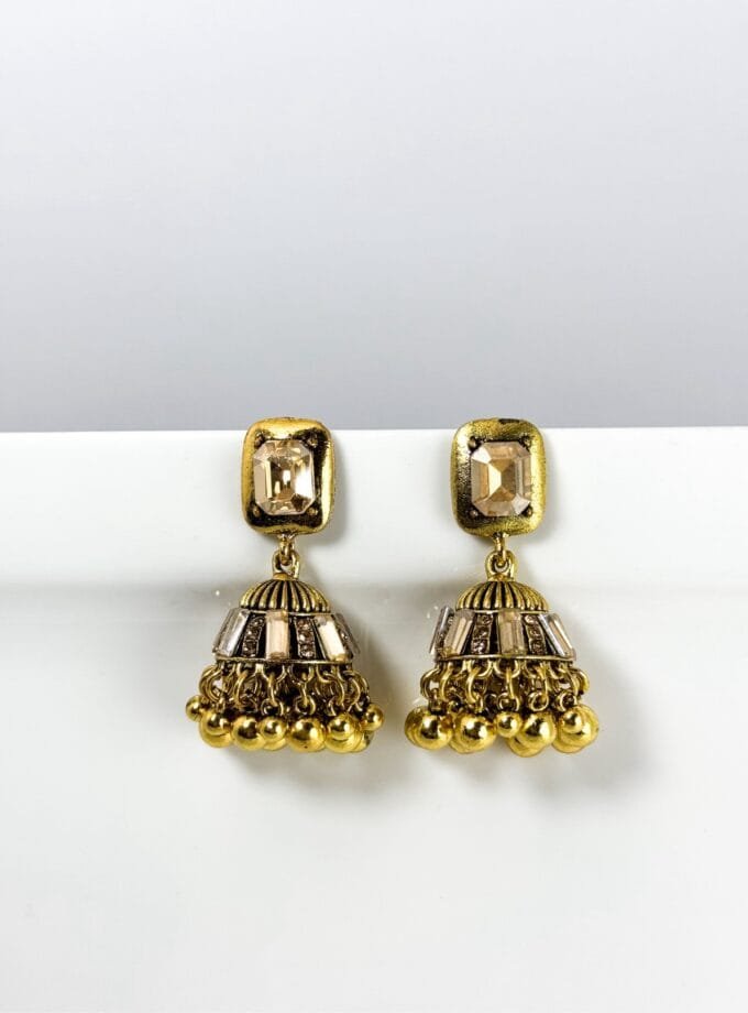 Noor bano jhumki golden