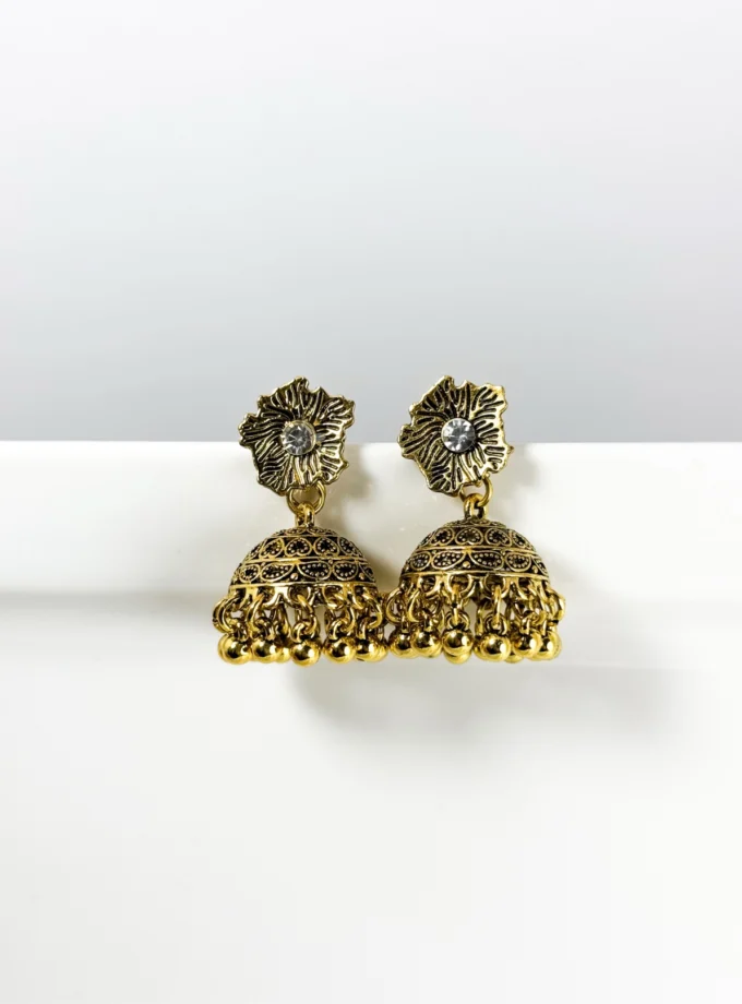 Gul jhumki golden