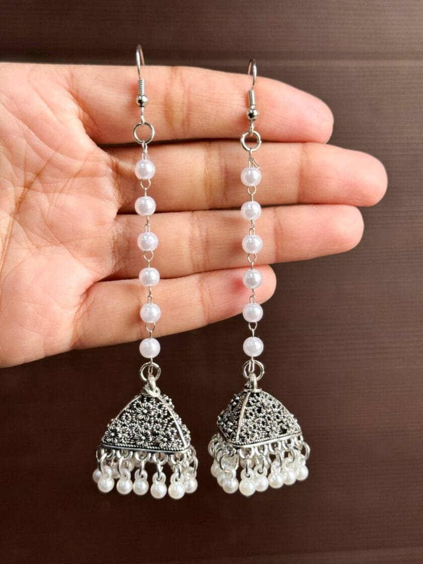 Silver Jhumki - Image 12