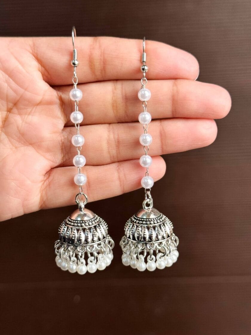 Silver Jhumki - Image 11