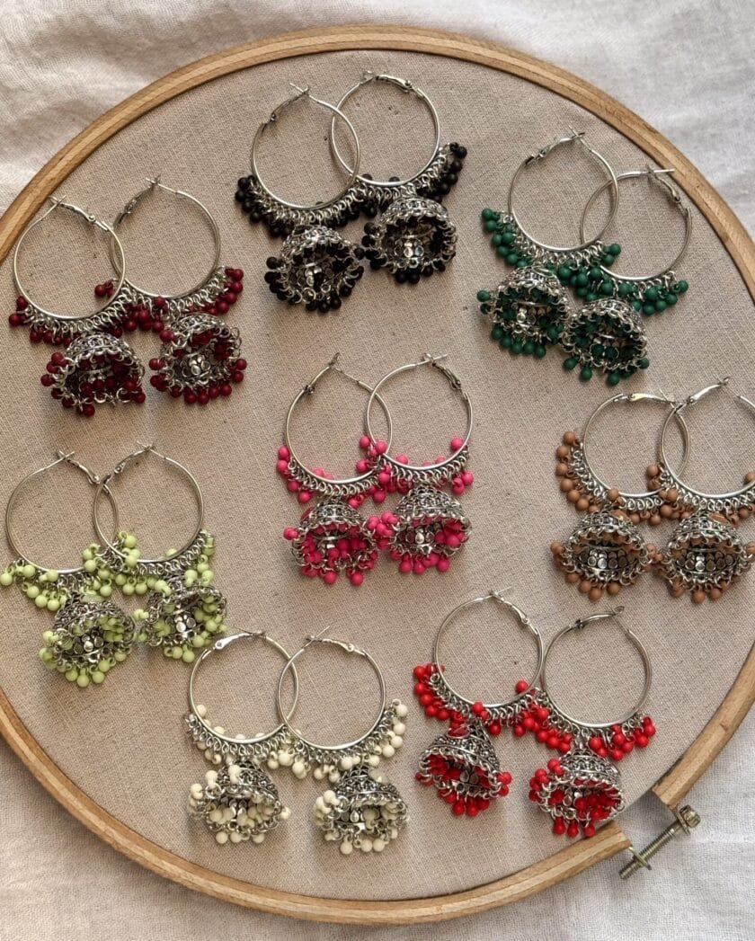 Bali jhumki (9 colors)