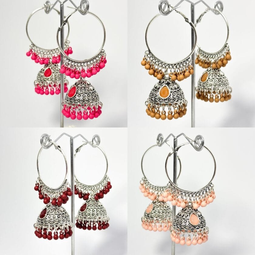 Bali jhumki (9 colors) - Image 2